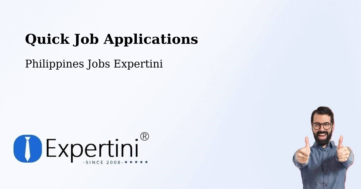 Quick Apply Feature – Buang - Philippines Jobs Expertini