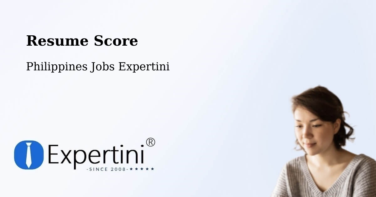 Resume Score & Job Description Match Tool – Buang - Philippines Jobs Expertini
